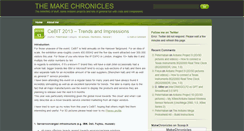 Desktop Screenshot of makechronicles.com